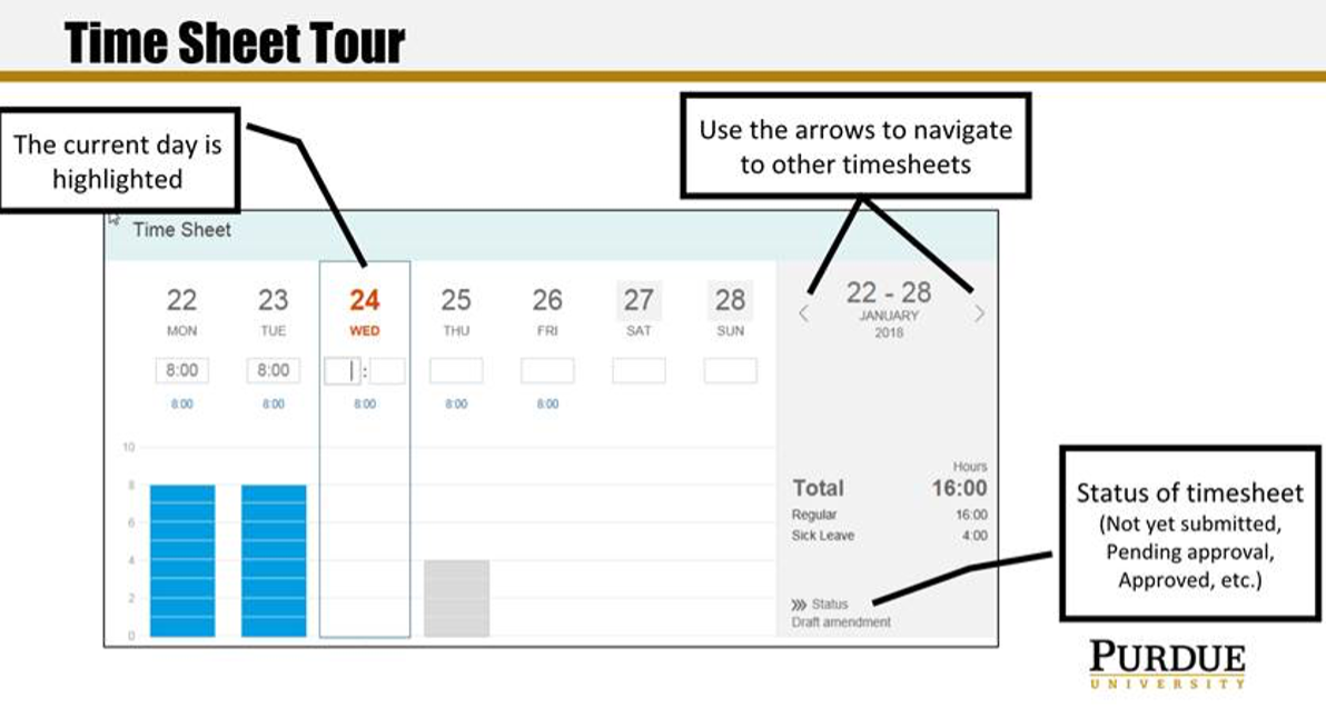 Time Sheet Tour